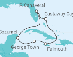 Itinéraire -  États-Unis - Disney Cruise Line