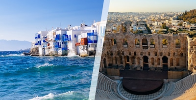 Athènes et Mykonos en avion Athènes et Mykonos en avion