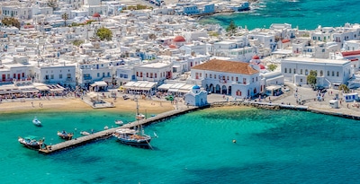 Athènes, Mykonos et Santorin en avion Athènes, Mykonos et Santorin en avion