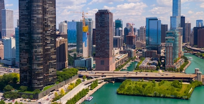 Route à travers le Midwest, de Chicago à Detroit Route à travers le Midwest, de Chicago à Detroit