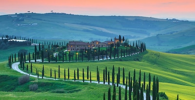 Route à travers La Toscane, de Florence à Rome Route à travers La Toscane, de Florence à Rome
