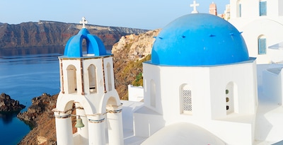Route par le Péloponnèse, Météores et Santorini Route par le Péloponnèse, Météores et Santorini