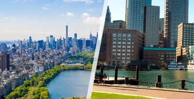 Boston et New York Boston et New York