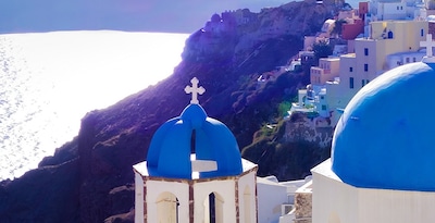 Athènes, Mykonos et Santorin en avion, avec transfers et voiture de location Athènes, Mykonos et Santorin en avion, avec transfers et voiture de location