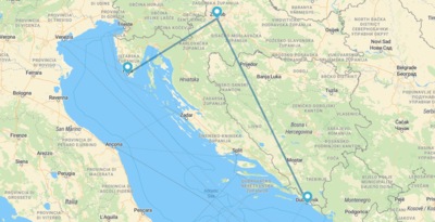Pula, Zagreb et Dubrovnik Pula, Zagreb et Dubrovnik