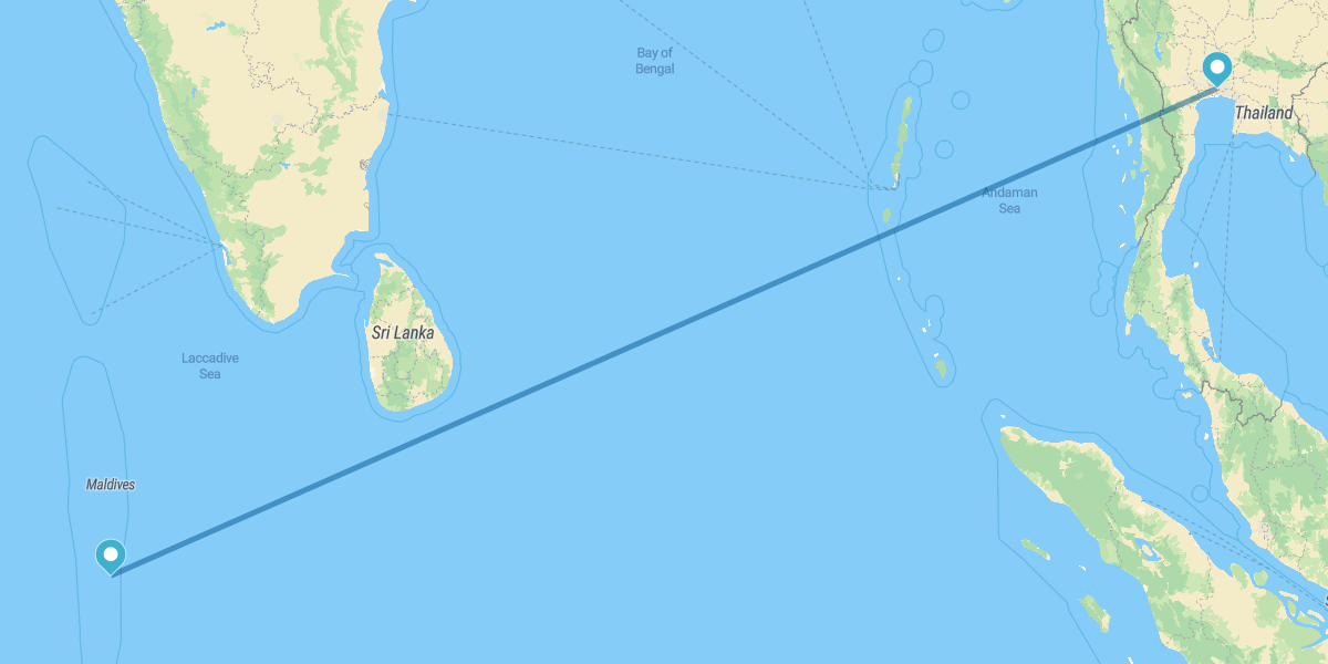 Bangkok et Maldives