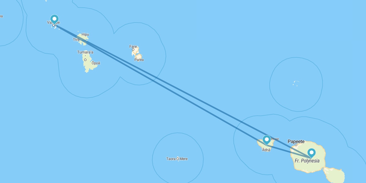 Tahiti, Moorea et Bora Bora