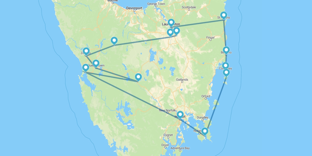 Route dans l'Île du Bout du Monde