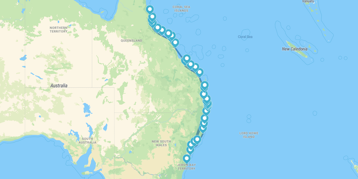 Route Aussie, de Sydney à Cairns