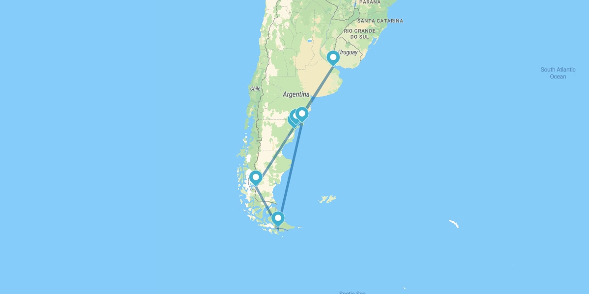 Buenos Aires, Péninsule Valdés, Ushuaia et Calafate