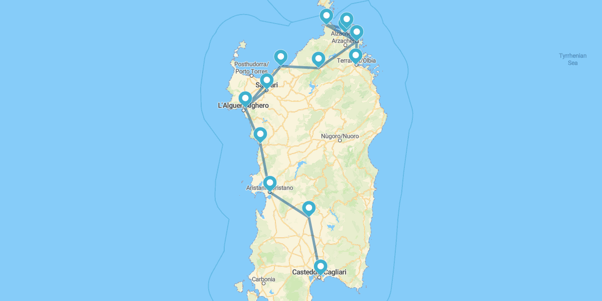 Route depuis la Côte d'Émeraude