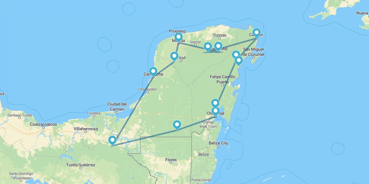 Route Maya du Yucatán