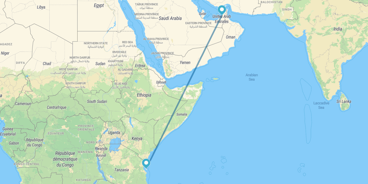Dubaï et Zanzibar
