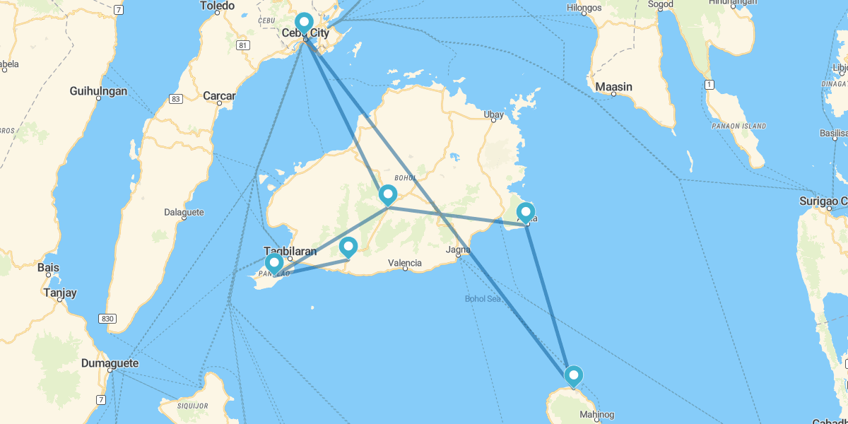 Cebu, Bohol et Camiguin