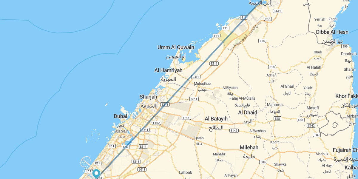 Dubaï et Ras Al Khaimah