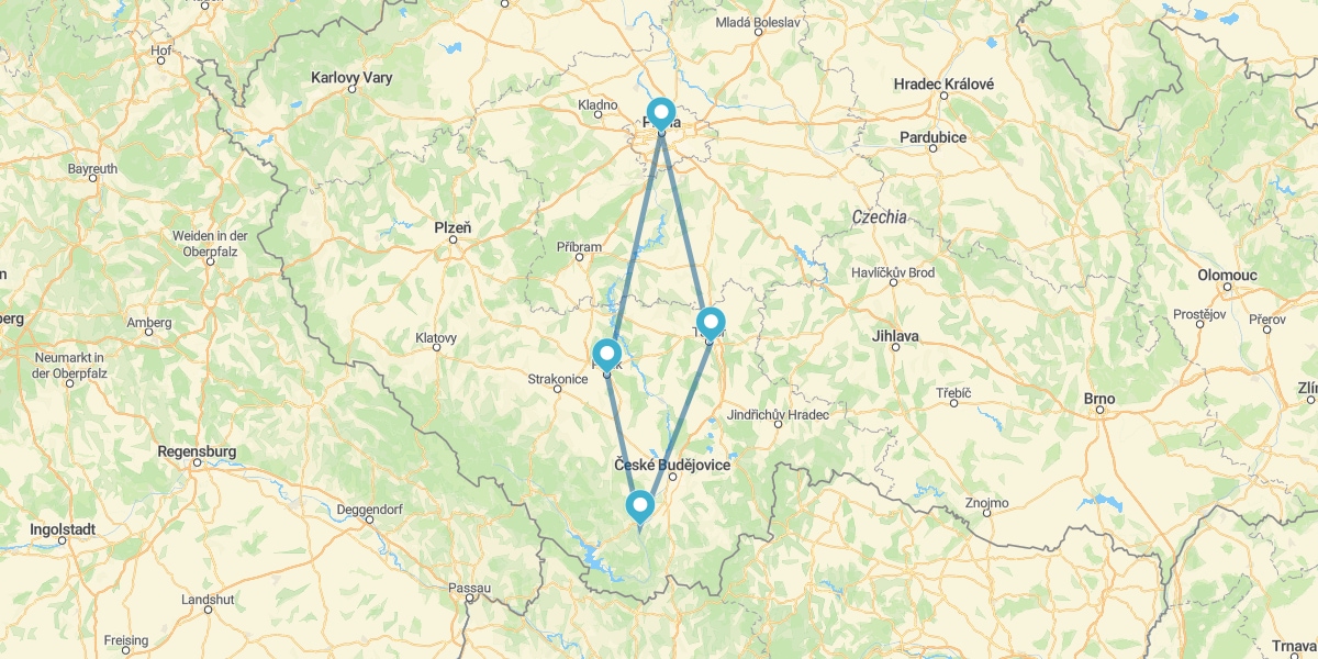 Spécial Marchés de Noël en voiture à Prague et la Bohême