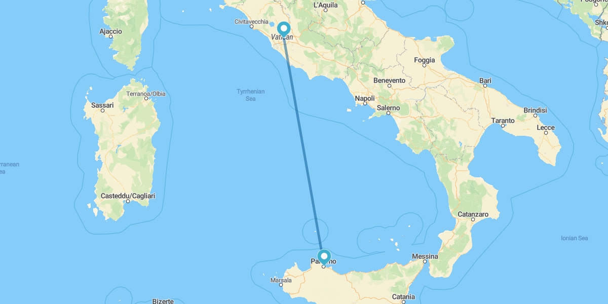 Rome et Palermo