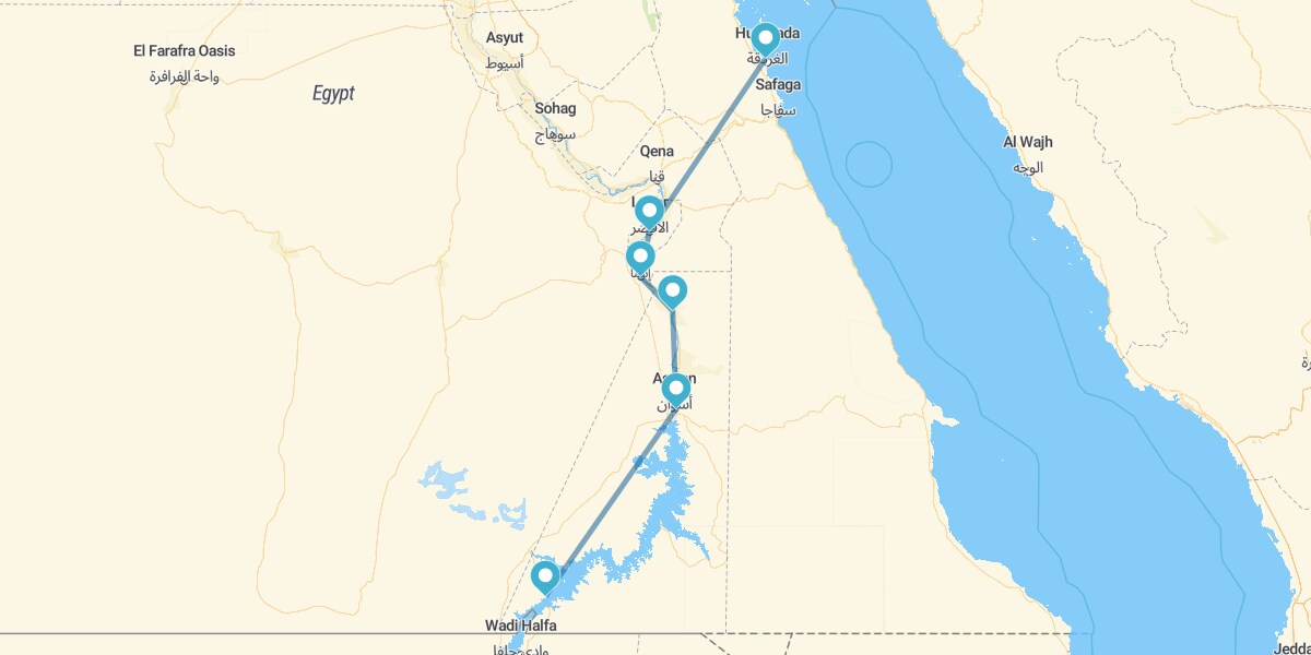 Hurghada et 7 nuits de Croisière