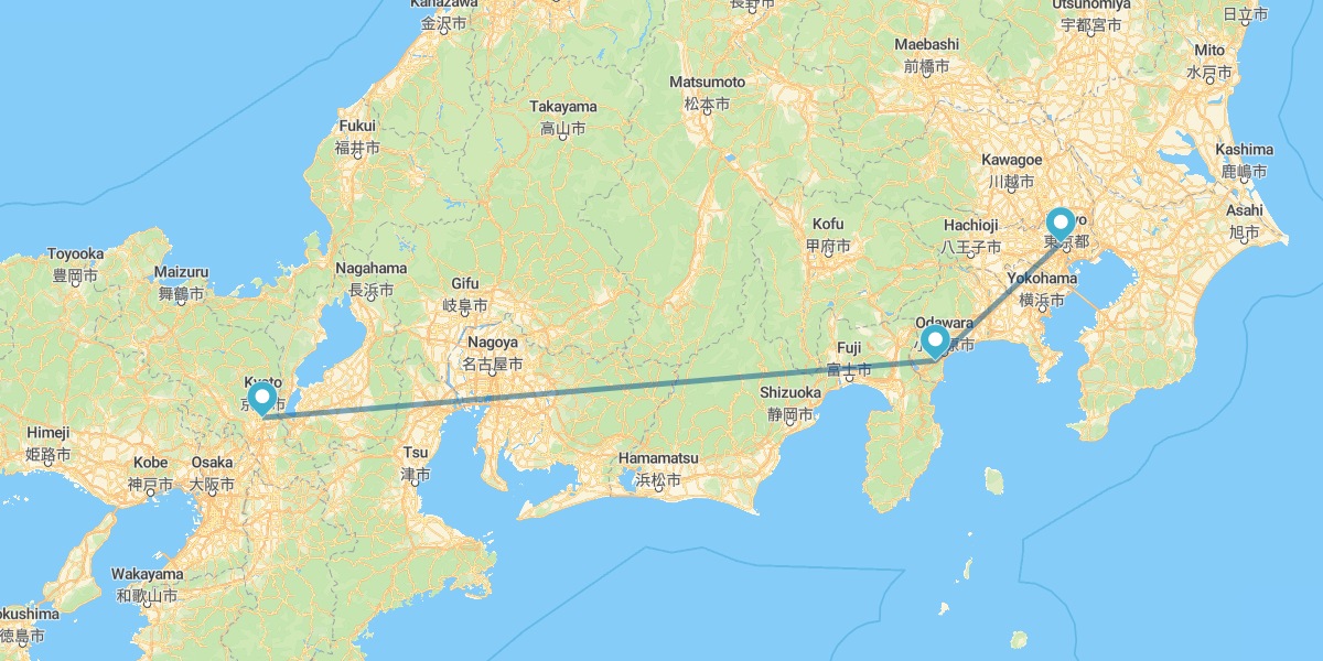 Tokyo, Hakone et Kyoto