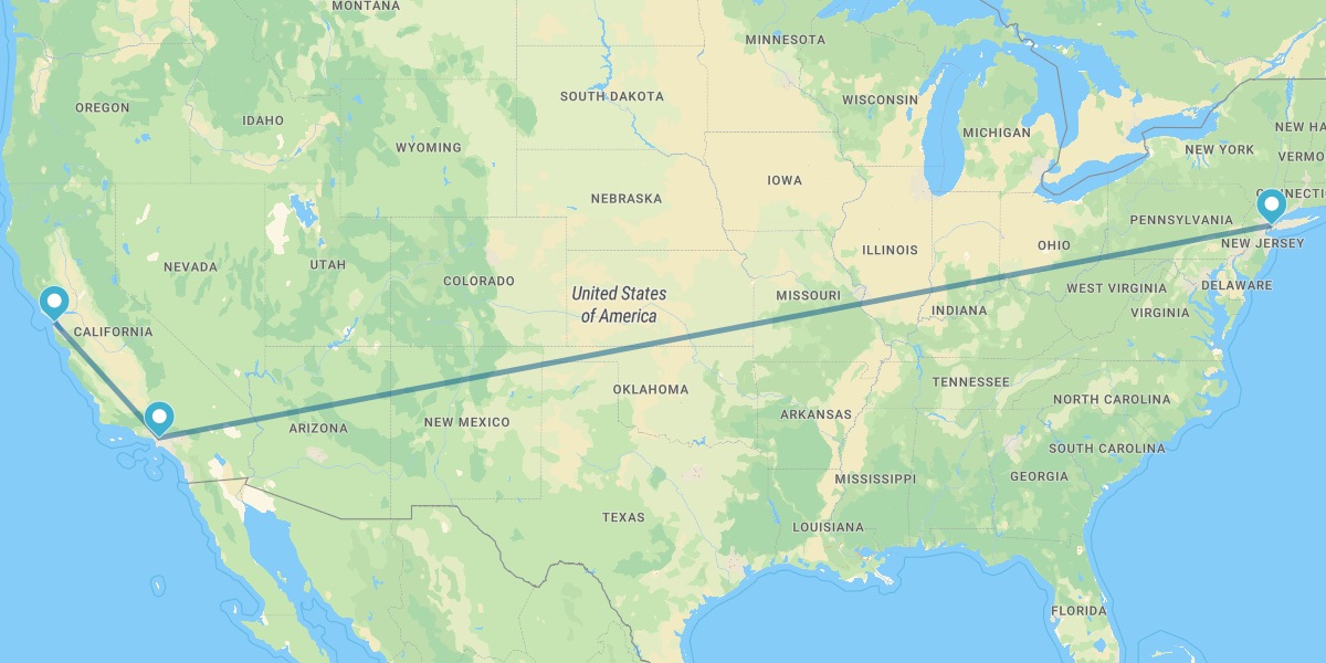 San Francisco, Los Angeles et New York
