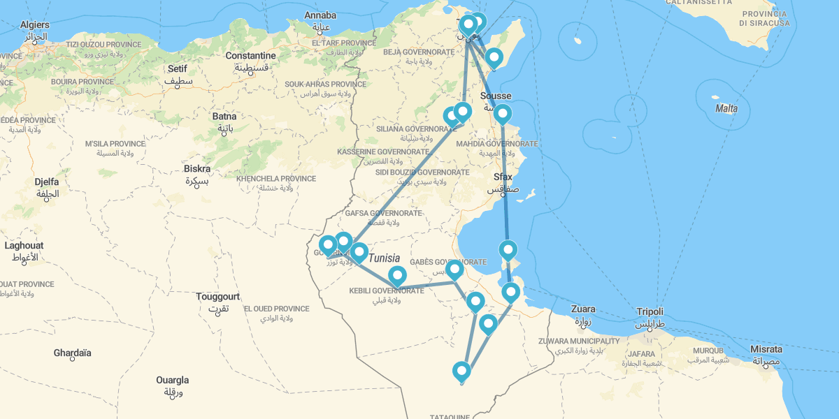 Tunisie de film avec Djerba