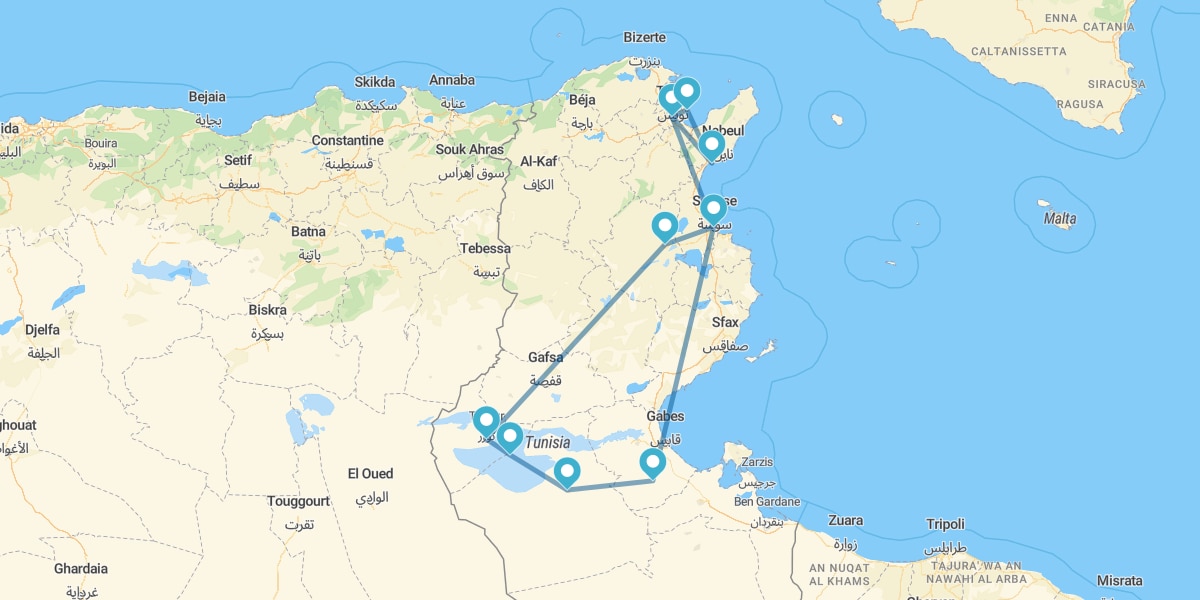 Sousse, Tozeur, Sidi Bou Said et Hammamet en formule Tout compris