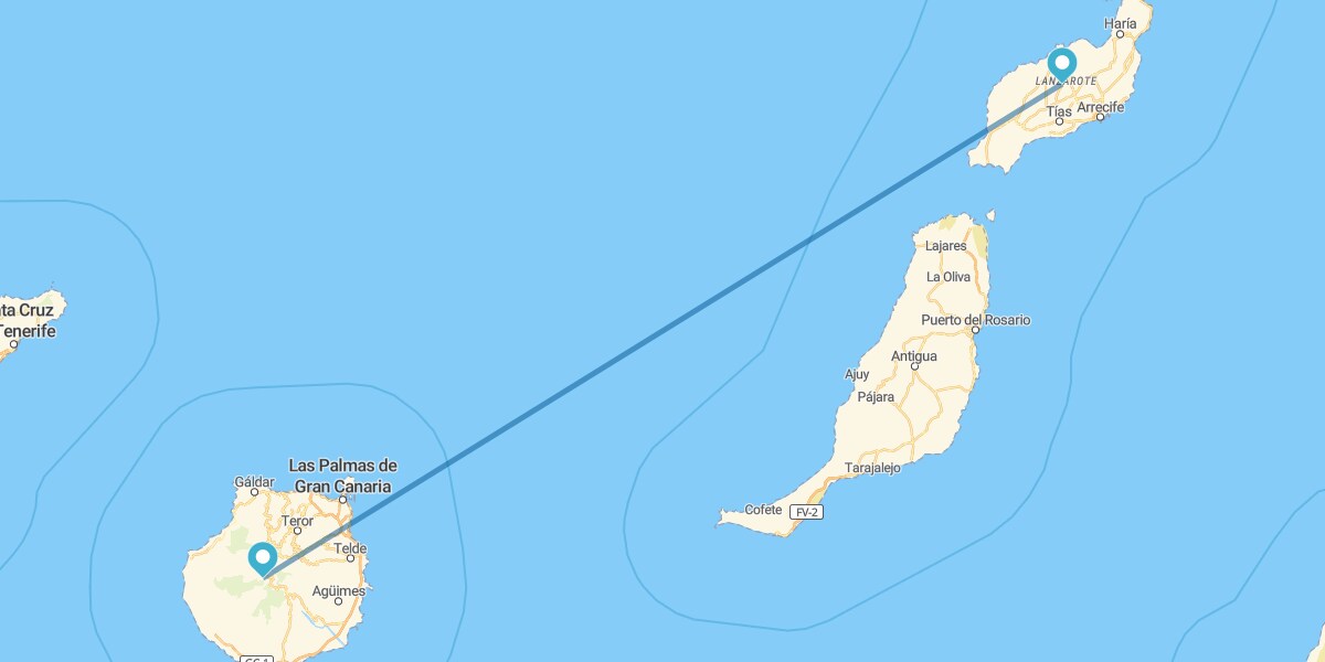 Lanzarote et Grande Canarie avec voiture de location