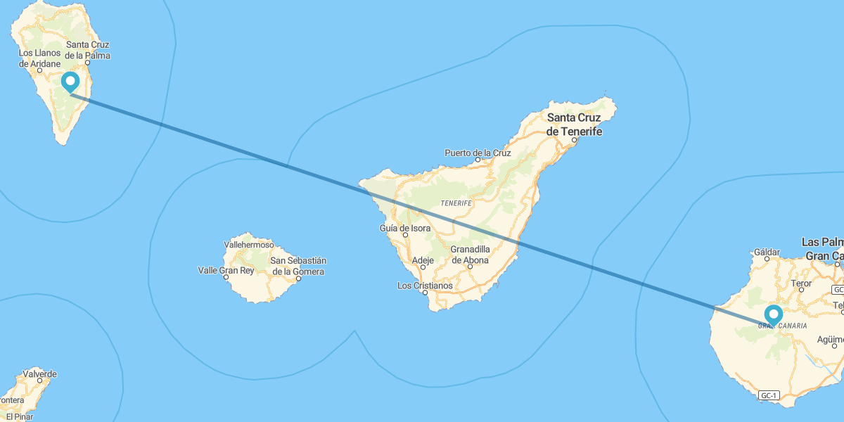 Grande Canarie et La Palma avec voiture de location