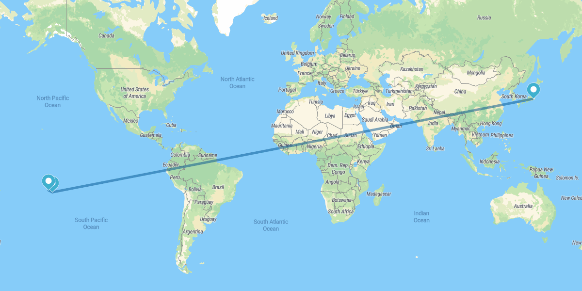 Tokyo et Bora Bora