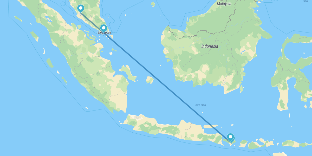 Kuala Lumpur, Singapour, Ubud et les Plages du Sud de Bali