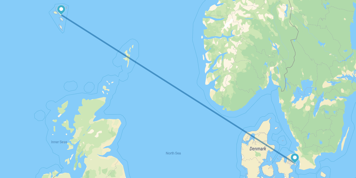 Copenhague et les îles Féroé