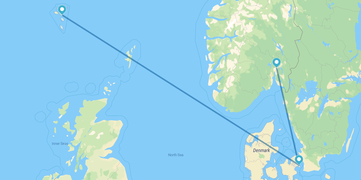 Oslo, Copenhague et les îles Féroé