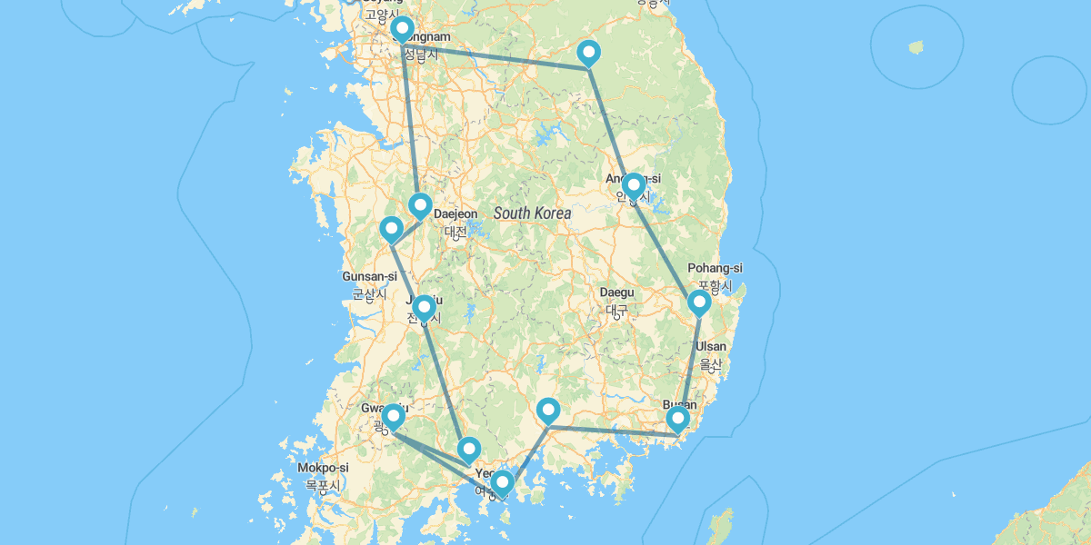 Parcours coréen classique