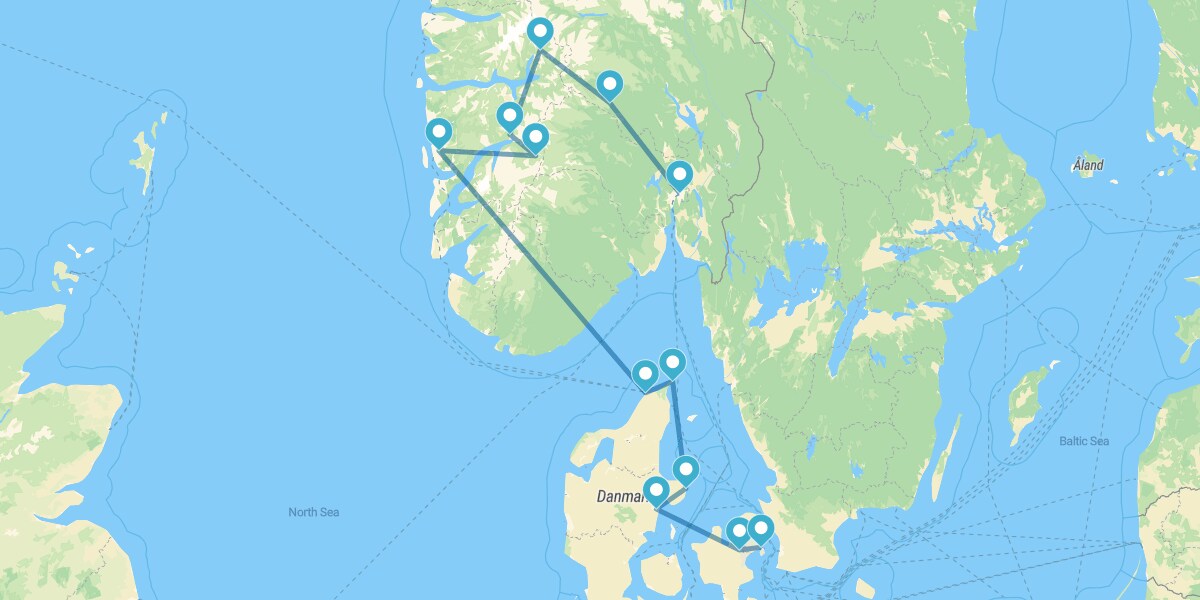 Norvège et Danemark