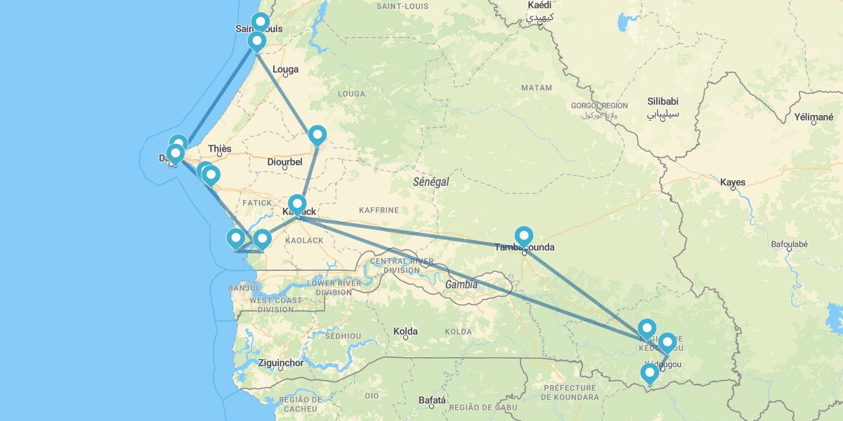 Dakar, Ethnies, Dindefelo, Parcs nationaux et Plage