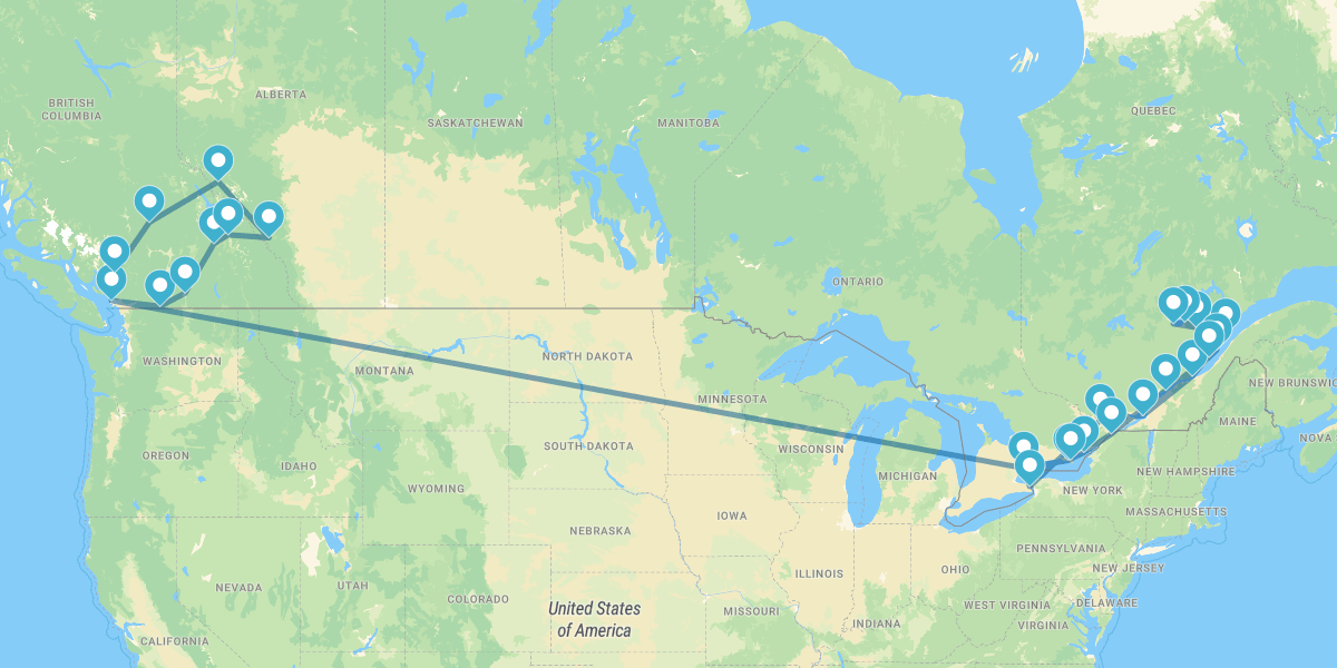 Transcanadienne d’un océan à l’autre