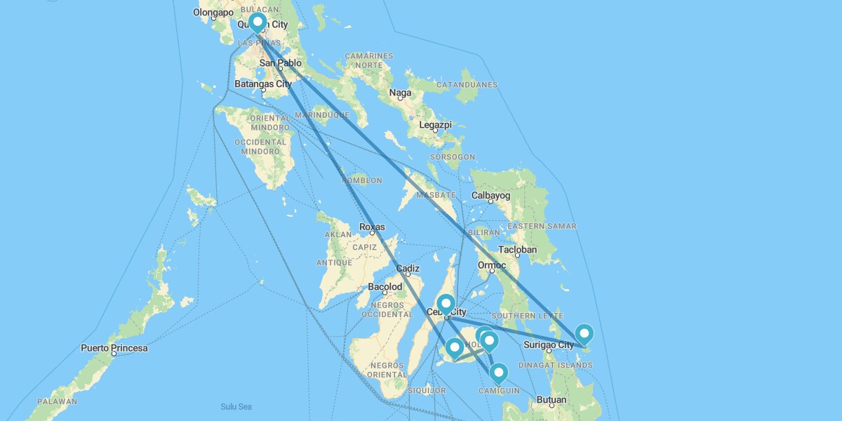 Manille, Bohol et Anda, Camiguin, Cebu et Siargao