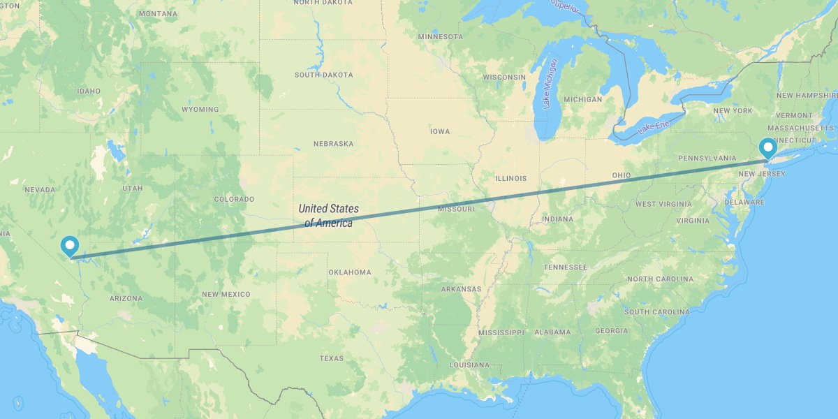 Las Vegas et New York