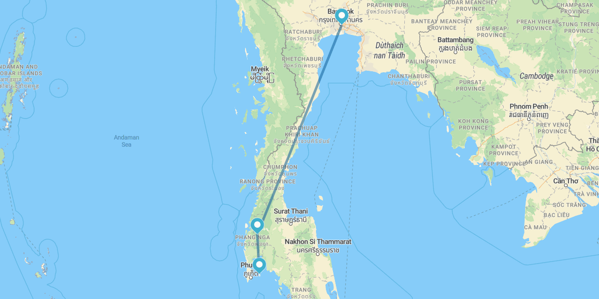 Bangkok, Khao Sok et Koh Yao Noi / Koh Yao Yai