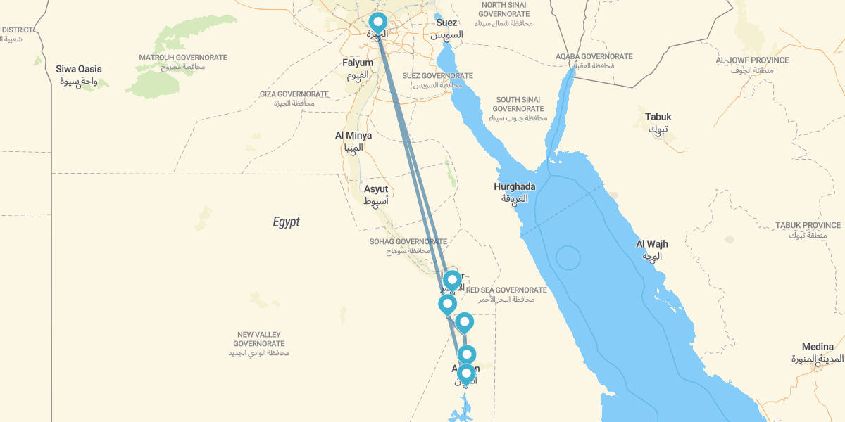Le Caire et croisière de 4 nuits en dahabieh