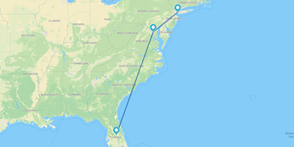 New York, Washington DC et Walt Disney World Orlando