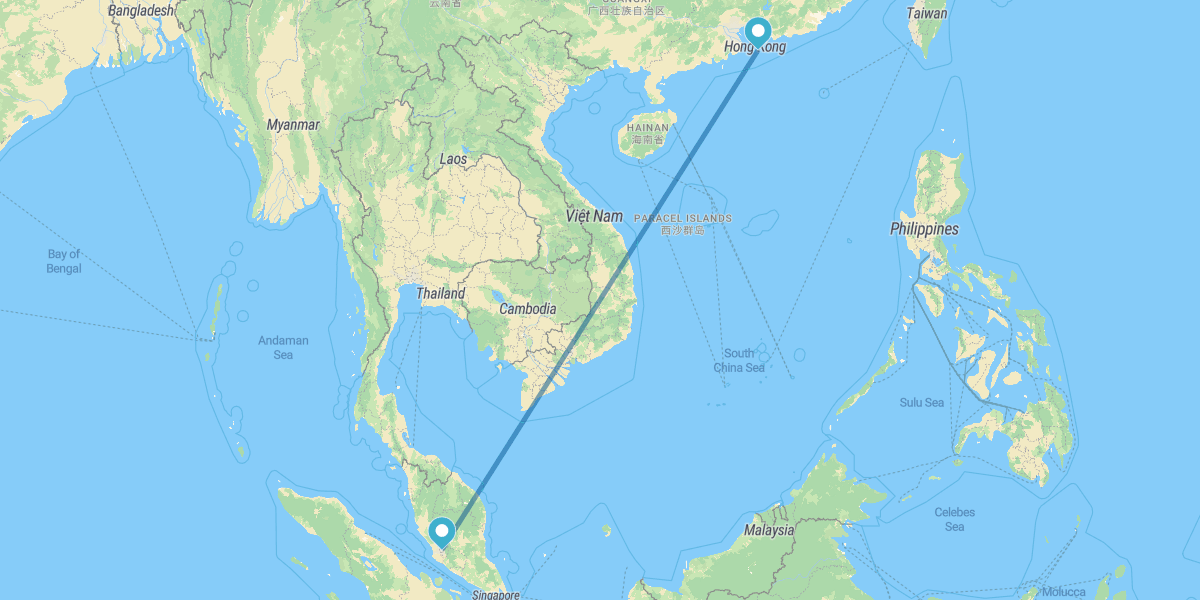Hong Kong et Kuala Lumpur