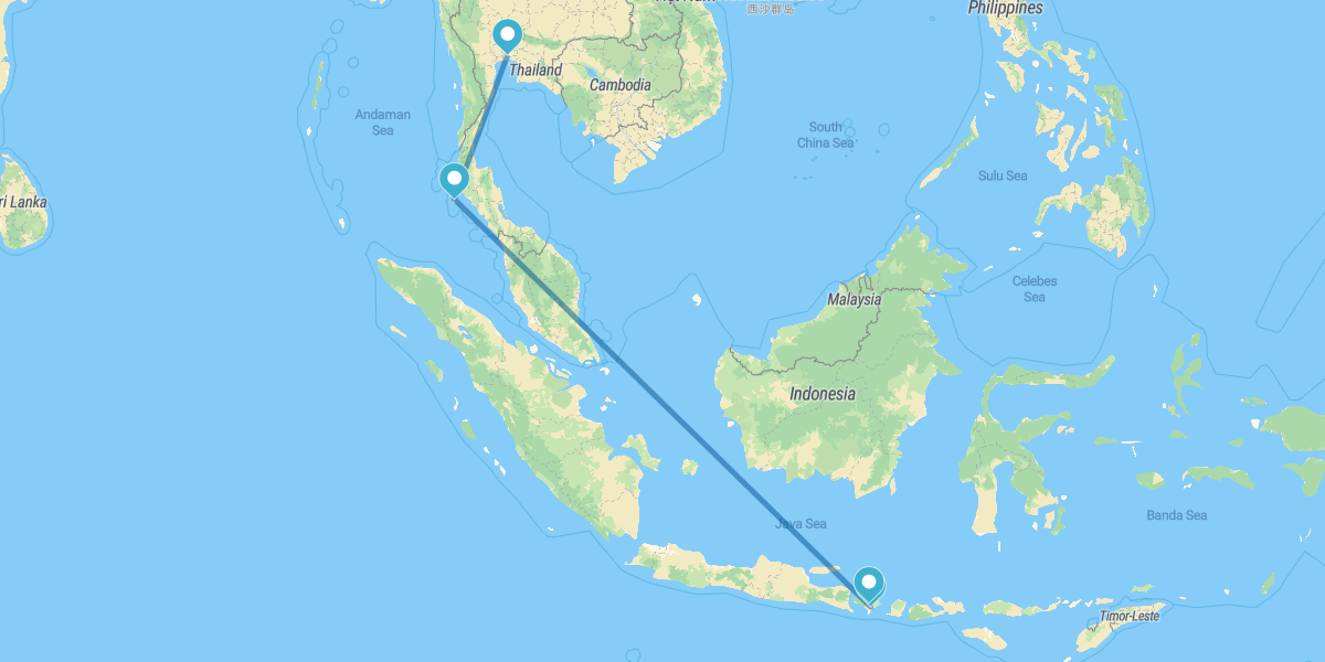 Bangkok, Phuket, Ubud et Plages du Sud de Bali