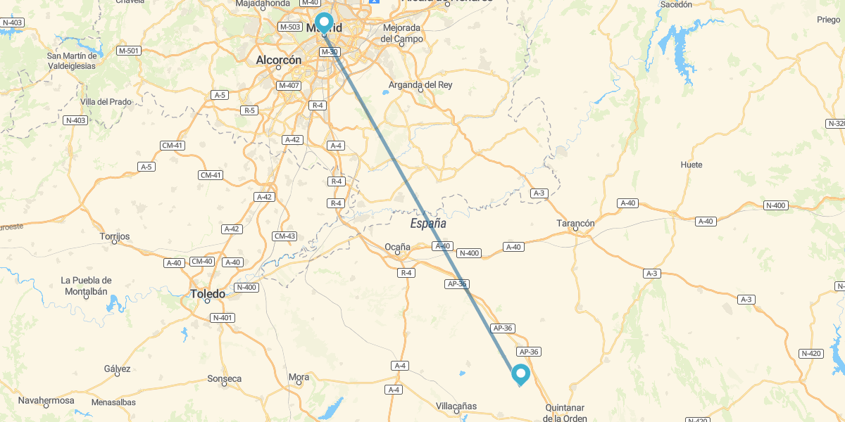 Madrid et Paradores de Castille-La Manche avec voiture de location