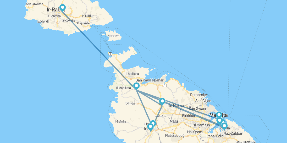 La Valette, Mdina, Gozo et les Trois Cités
