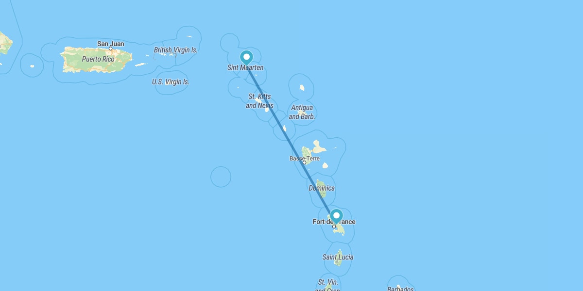 La Martinique et Saint Martin