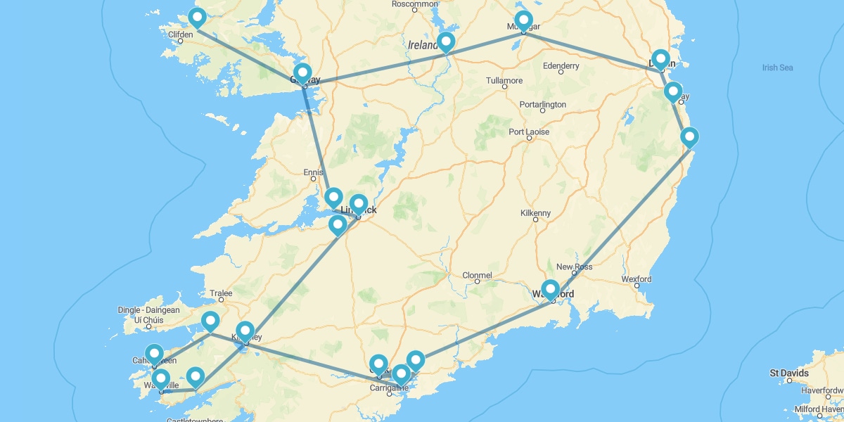 Route par l'Ouest et le Sud de l'Île Émeraude I