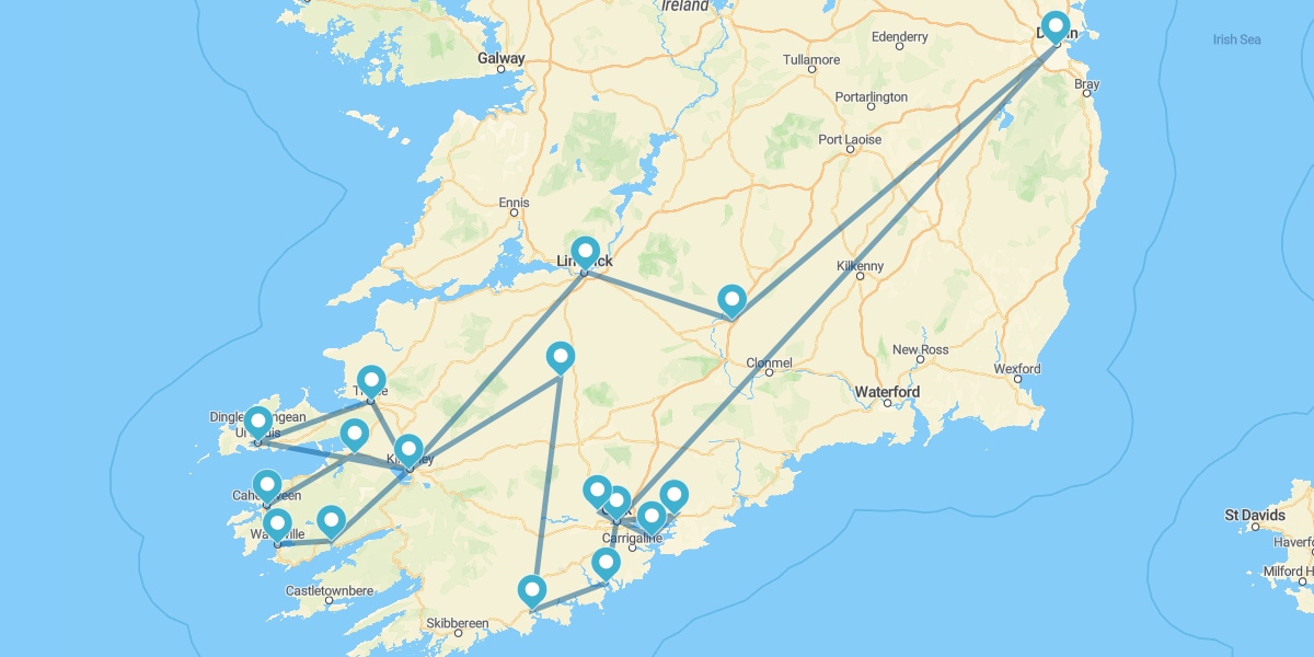 Route par le Sud-ouest de l'Île Émeraude II