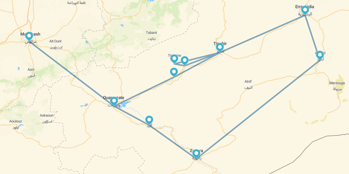 Route des Casbahs et du Haut Atlas