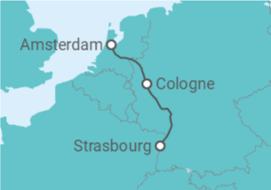 Itinéraire -  Noël rhénan et hollandais (formule port/port) - CroisiEurope